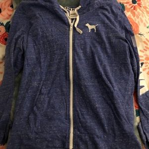 VS Pink Full-Zip Sweatshirt